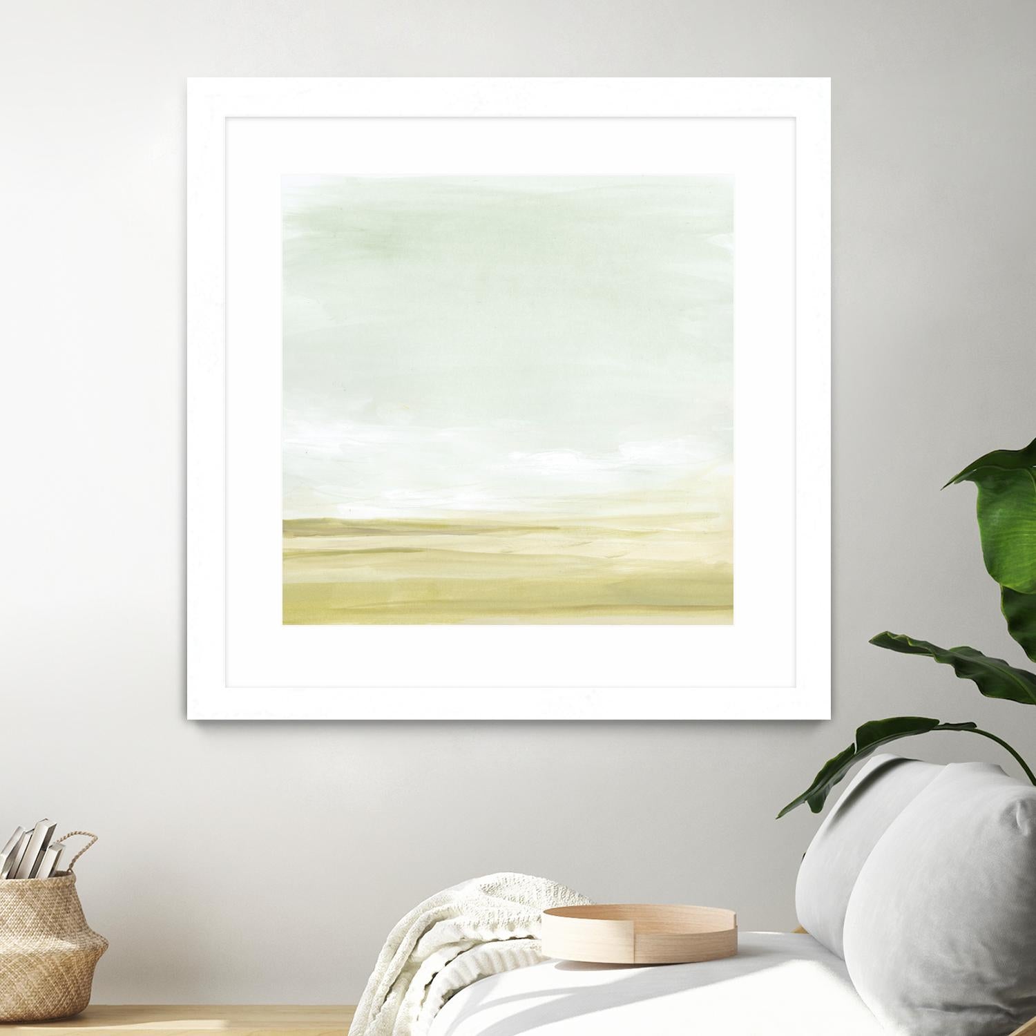 Intangible Horizon II by June Erica Vess on GIANT ART - green sea scene