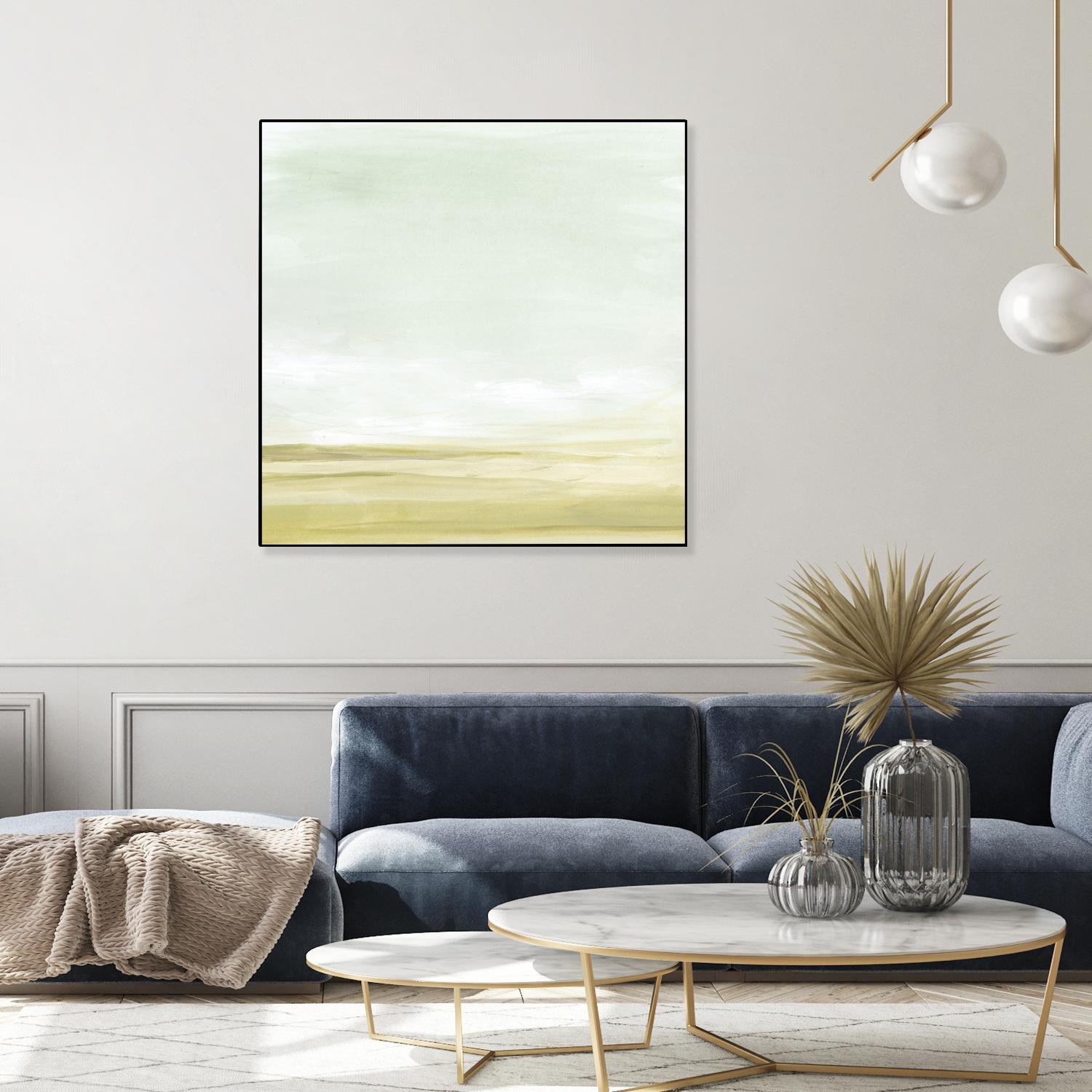 Intangible Horizon II by June Erica Vess on GIANT ART - green sea scene