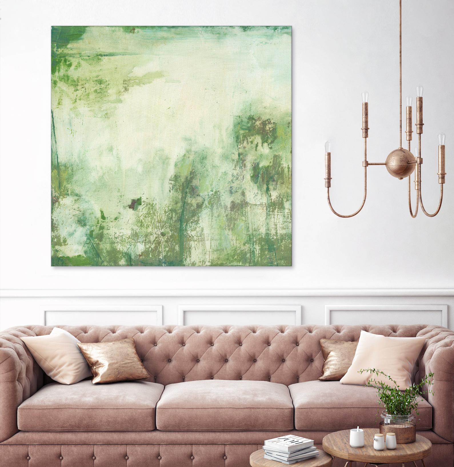 Down by the River I by Jodi Fuchs on GIANT ART - green abstract