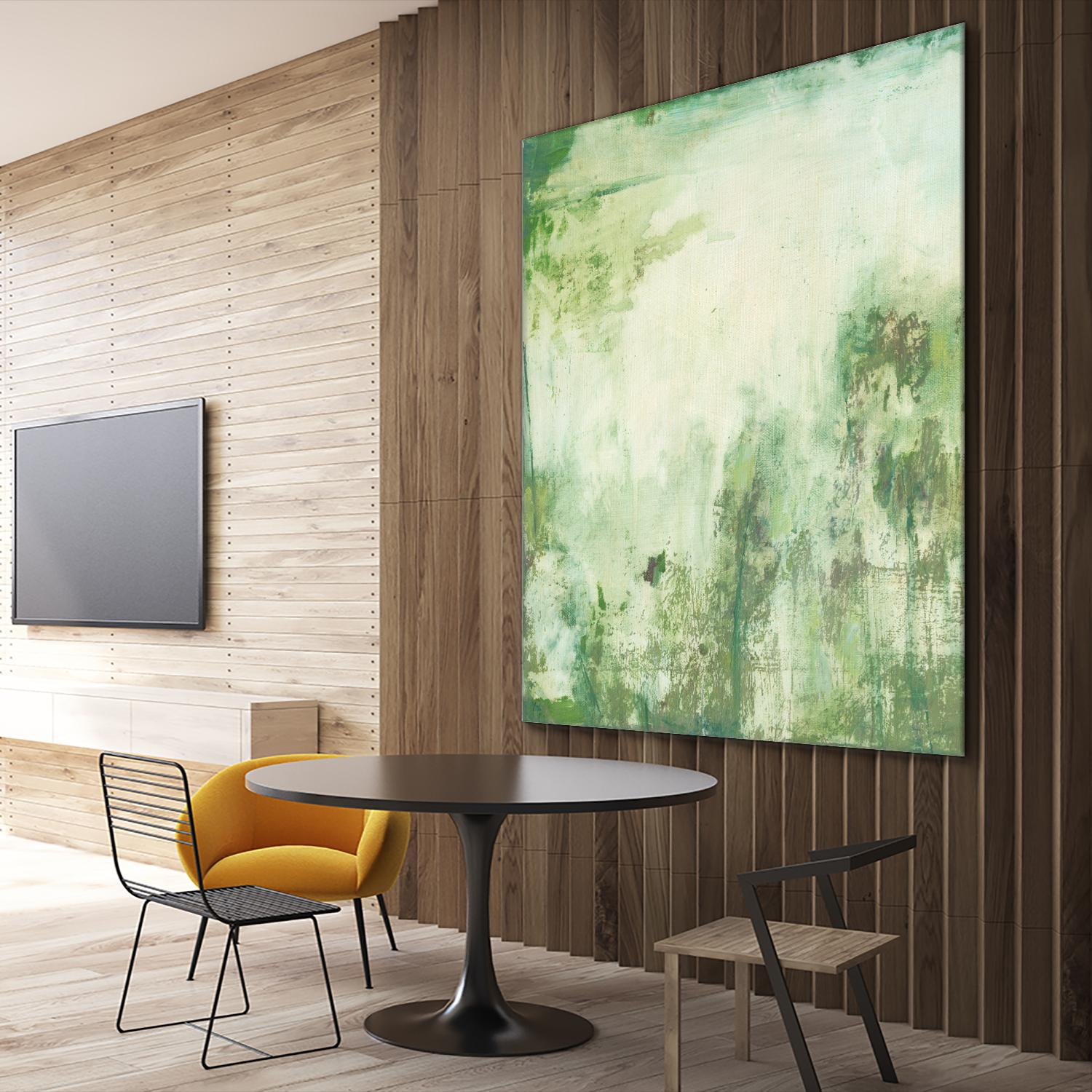 Down by the River I by Jodi Fuchs on GIANT ART - green abstract