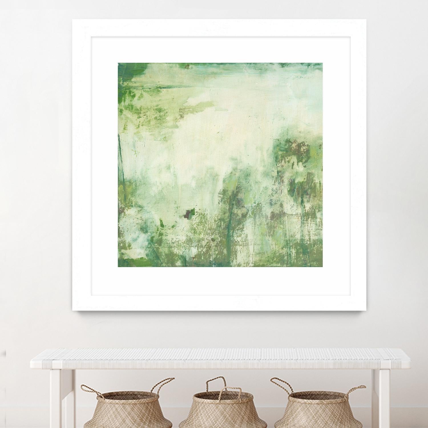 Down by the River I by Jodi Fuchs on GIANT ART - green abstract