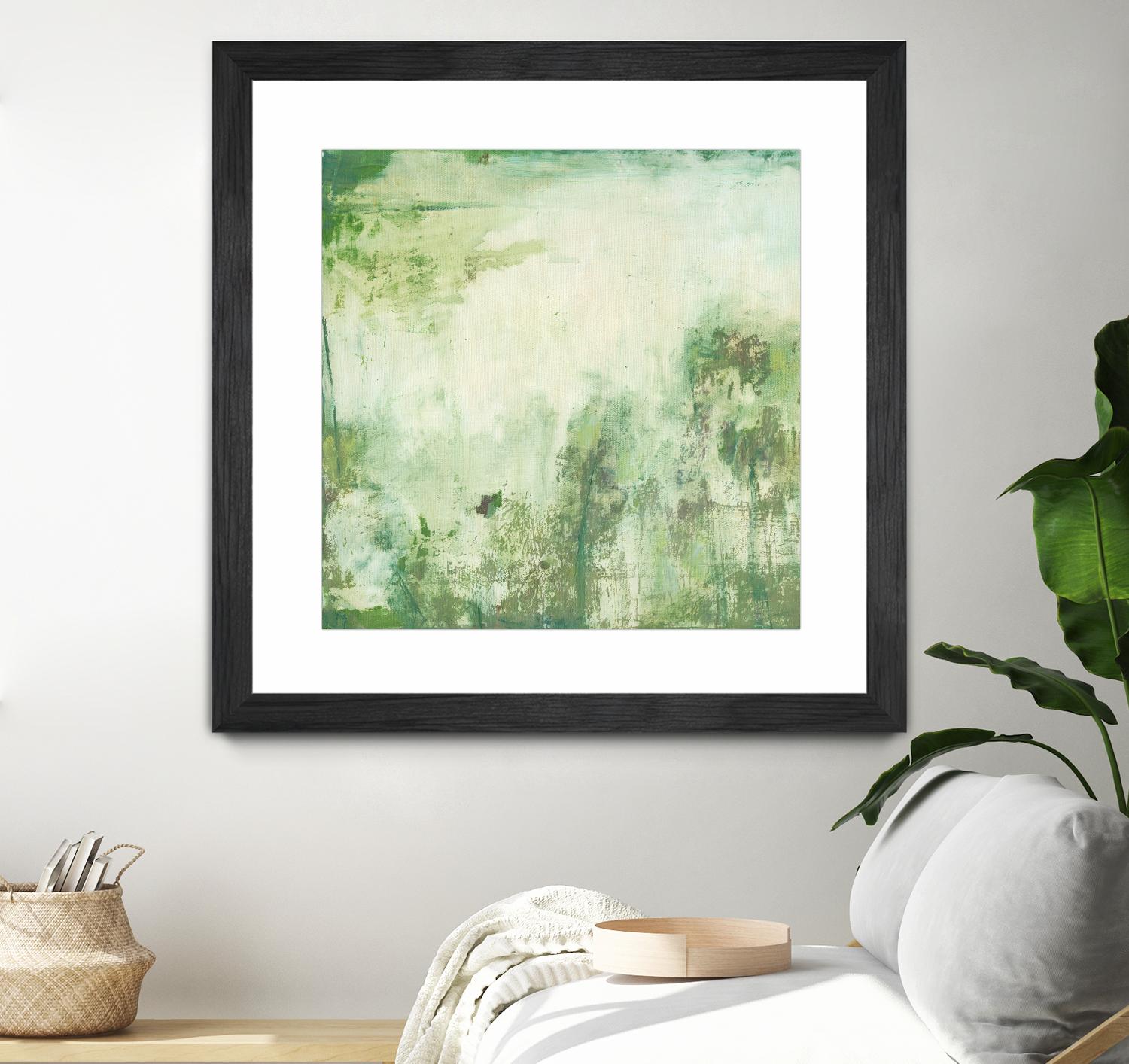 Down by the River I by Jodi Fuchs on GIANT ART - green abstract