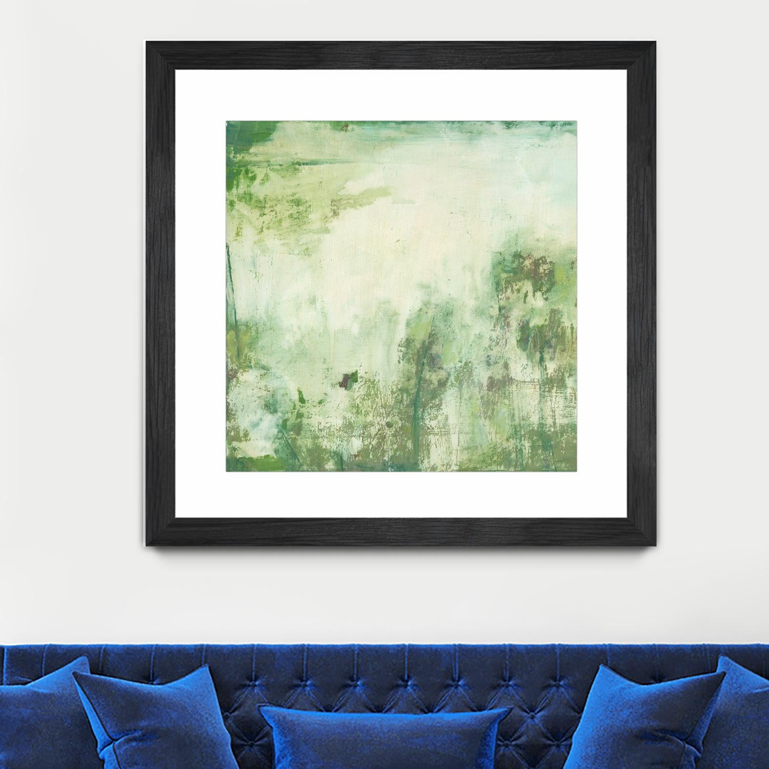 Down by the River I by Jodi Fuchs on GIANT ART - green abstract