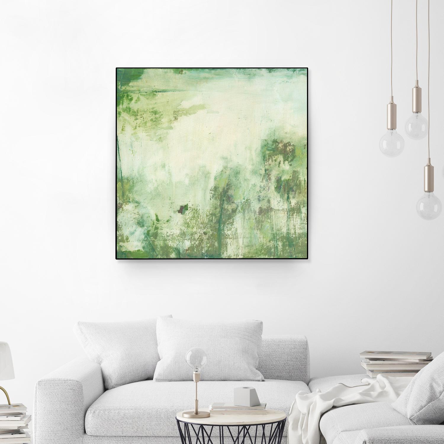 Down by the River I by Jodi Fuchs on GIANT ART - green abstract
