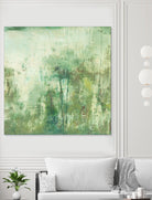 Down by the River II by Jodi Fuchs on GIANT ART - green abstract