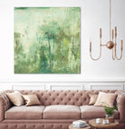 Down by the River II by Jodi Fuchs on GIANT ART - green abstract