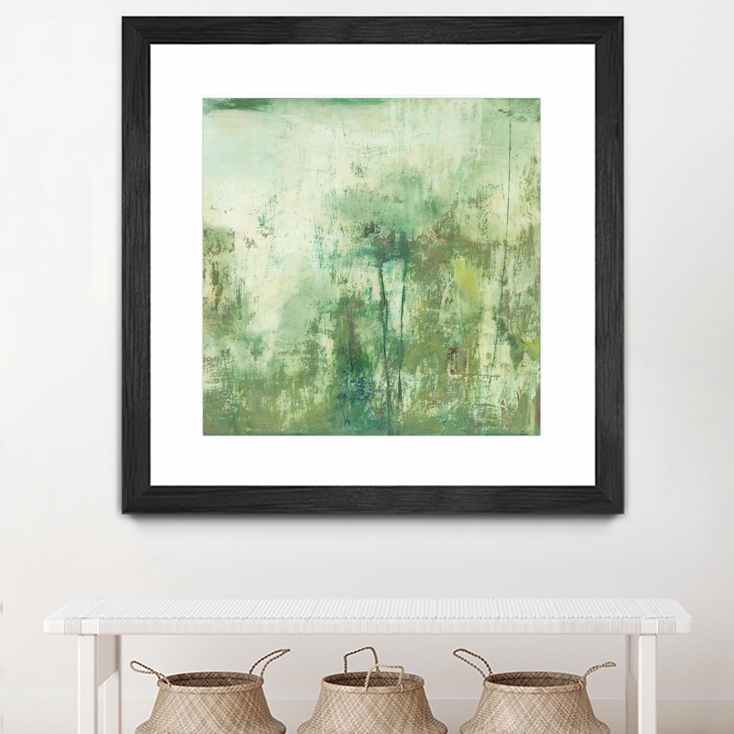 Down by the River II by Jodi Fuchs on GIANT ART - green abstract