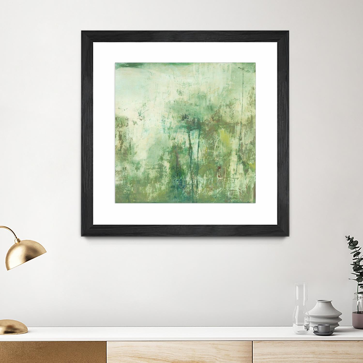 Down by the River II by Jodi Fuchs on GIANT ART - green abstract