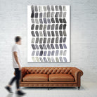 Watercolor Chevron I by Grace Popp on GIANT ART - black abstract
