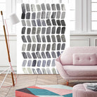 Watercolor Chevron I by Grace Popp on GIANT ART - black abstract