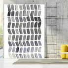 Watercolor Chevron I by Grace Popp on GIANT ART - black abstract