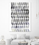 Watercolor Chevron I by Grace Popp on GIANT ART - black abstract
