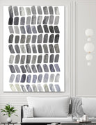 Watercolor Chevron I by Grace Popp on GIANT ART - black abstract