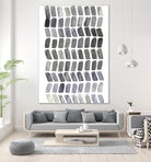 Watercolor Chevron I by Grace Popp on GIANT ART - black abstract