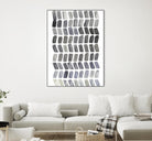 Watercolor Chevron I by Grace Popp on GIANT ART - black abstract