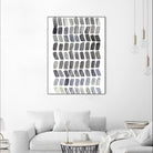 Watercolor Chevron I by Grace Popp on GIANT ART - black abstract