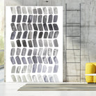 Watercolor Chevron II by Grace Popp on GIANT ART - black abstract