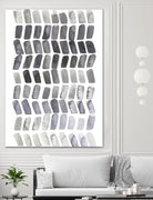 Watercolor Chevron II by Grace Popp on GIANT ART - black abstract