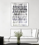 Watercolor Chevron II by Grace Popp on GIANT ART - black abstract