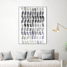 Watercolor Chevron II by Grace Popp on GIANT ART - black abstract
