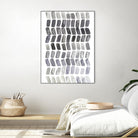 Watercolor Chevron II by Grace Popp on GIANT ART - black abstract