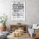 Watercolor Chevron II by Grace Popp on GIANT ART - black abstract