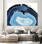 Agate Studies I by Naomi McCavitt on GIANT ART - blue abstract