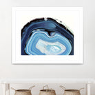 Agate Studies I by Naomi McCavitt on GIANT ART - blue abstract