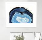 Agate Studies I by Naomi McCavitt on GIANT ART - blue abstract