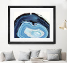 Agate Studies I by Naomi McCavitt on GIANT ART - blue abstract