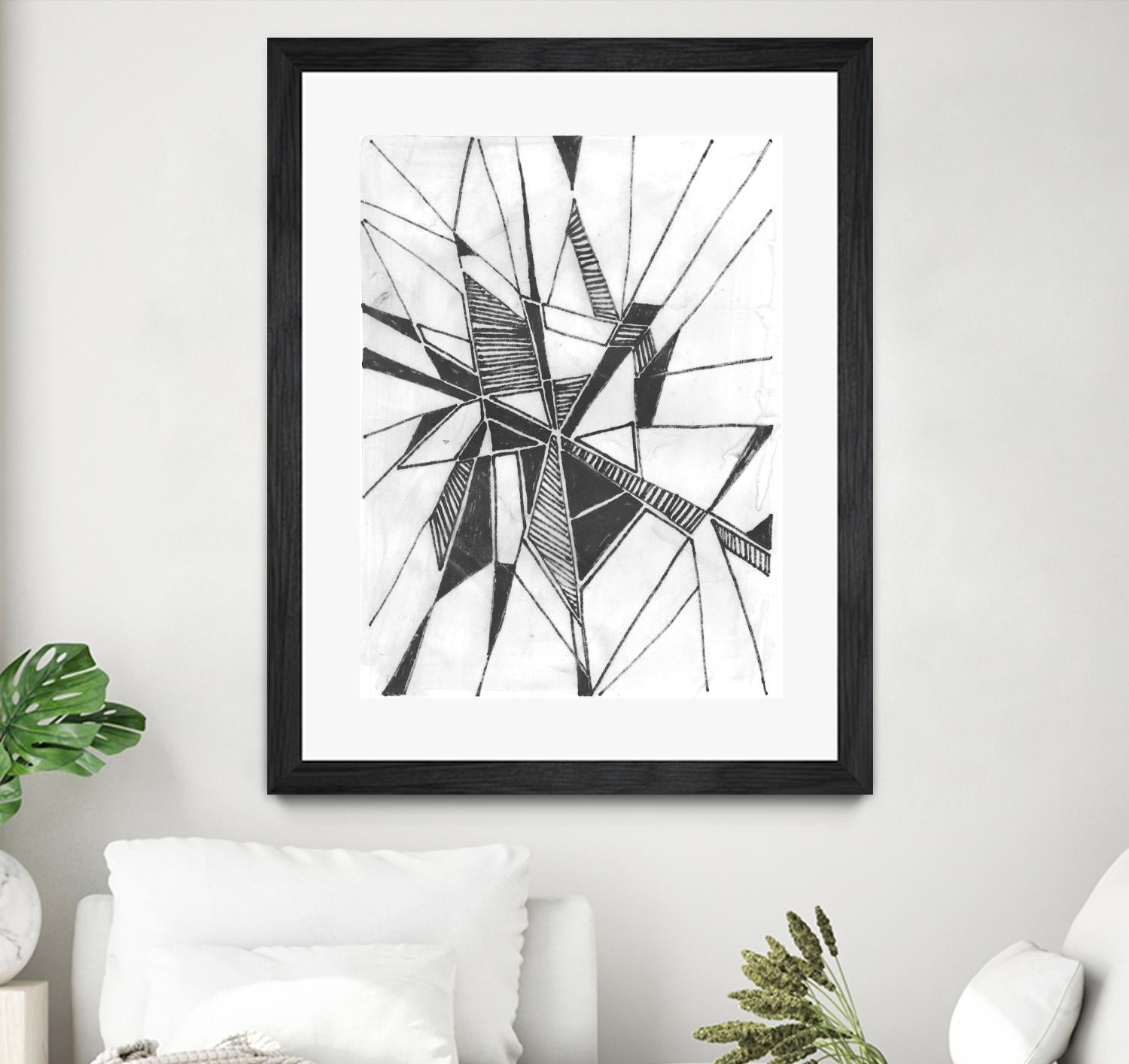 Symbol Imprint II by June Erica Vess on GIANT ART - black abstract