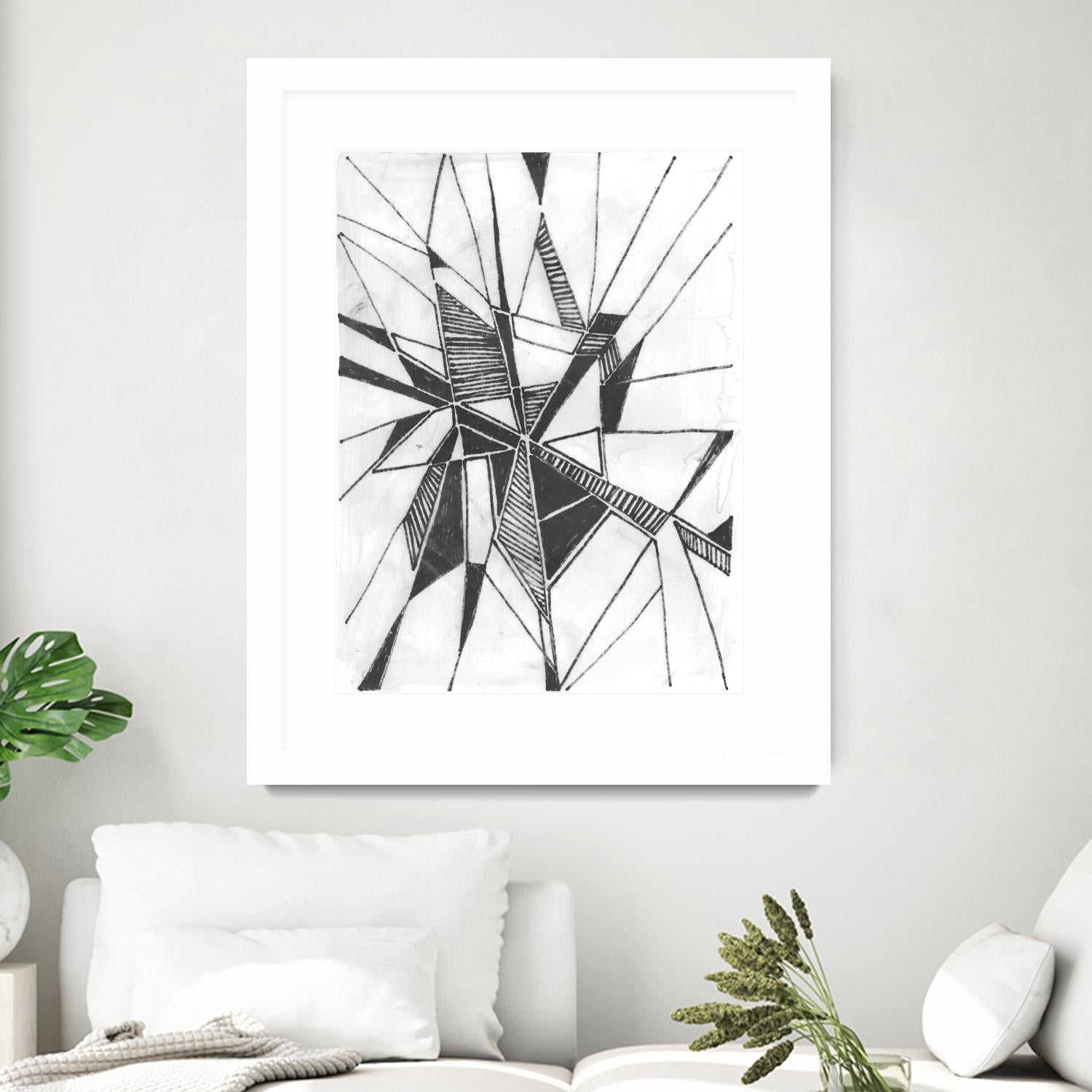 Symbol Imprint II by June Erica Vess on GIANT ART - black abstract