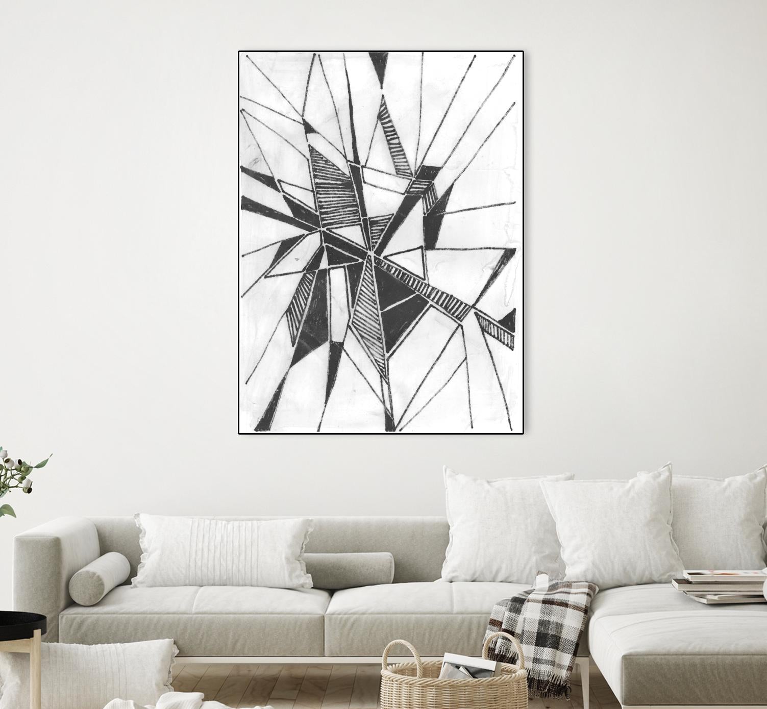Symbol Imprint II by June Erica Vess on GIANT ART - black abstract