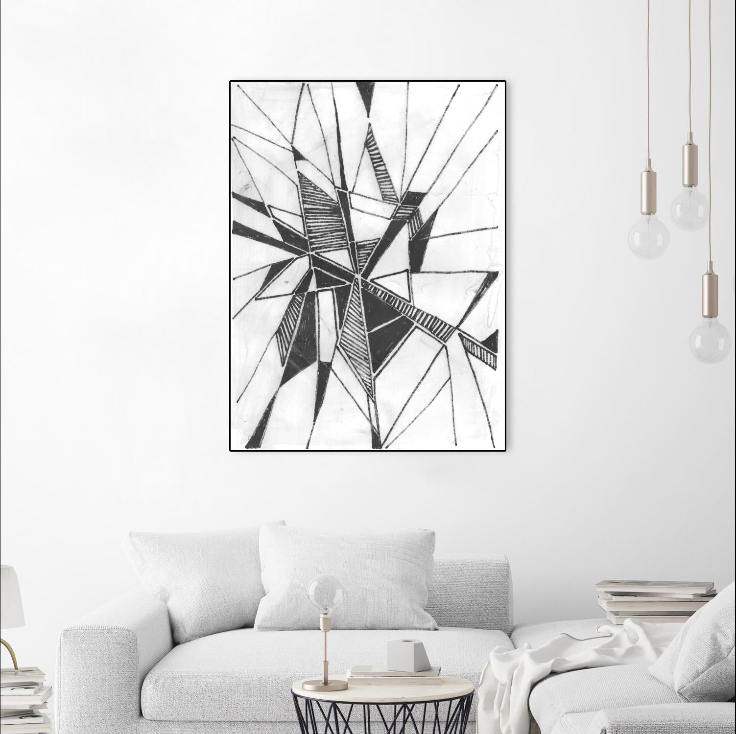 Symbol Imprint II by June Erica Vess on GIANT ART - black abstract