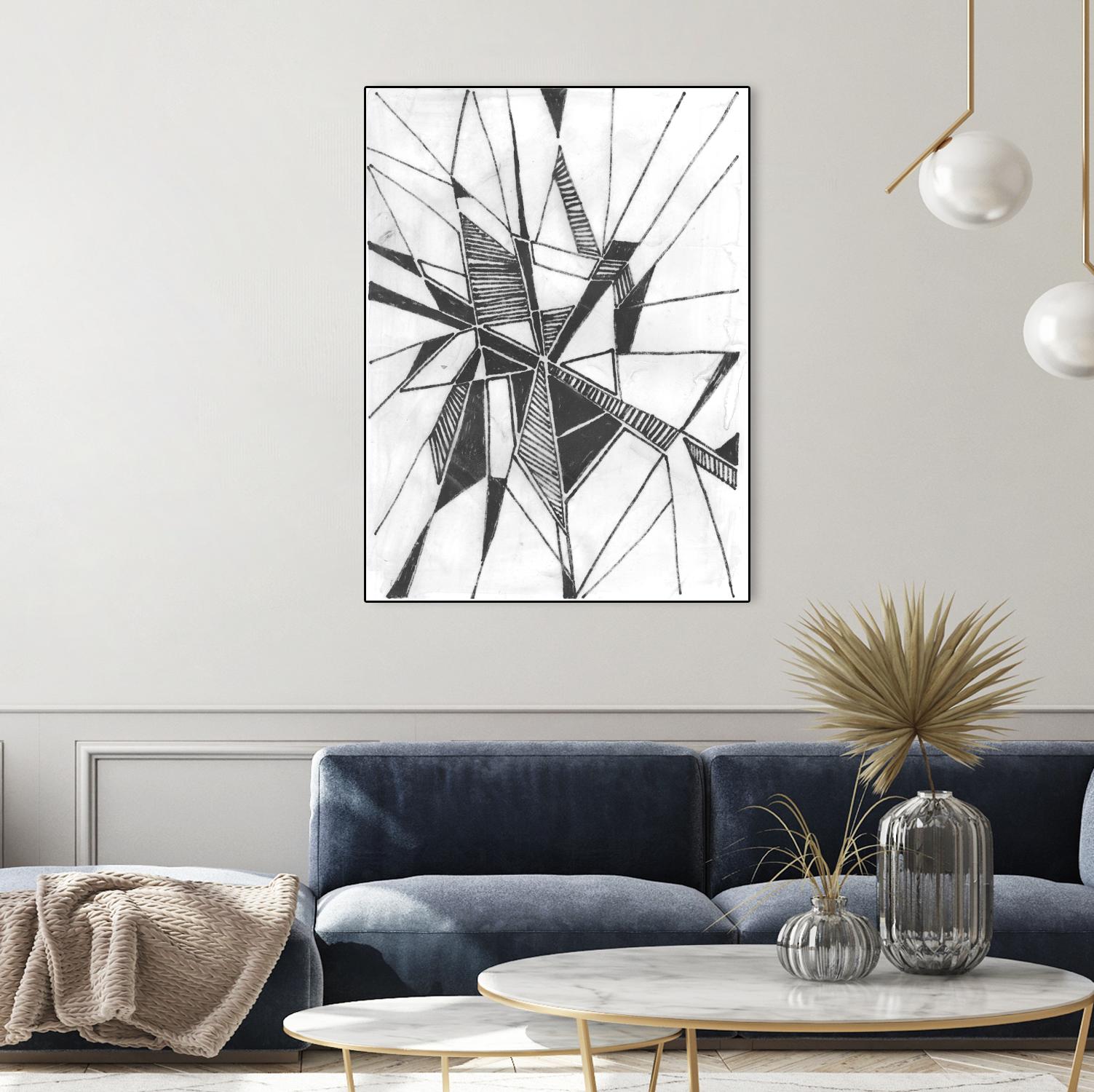 Symbol Imprint II by June Erica Vess on GIANT ART - black abstract