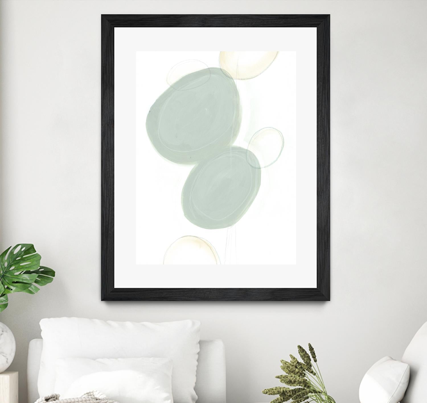 Implied Motif I by June Erica Vess on GIANT ART - green abstract