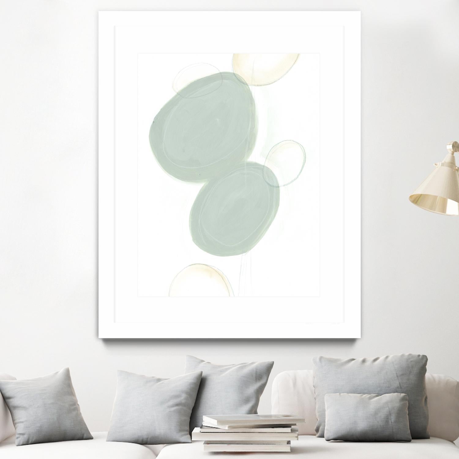 Implied Motif I by June Erica Vess on GIANT ART - green abstract