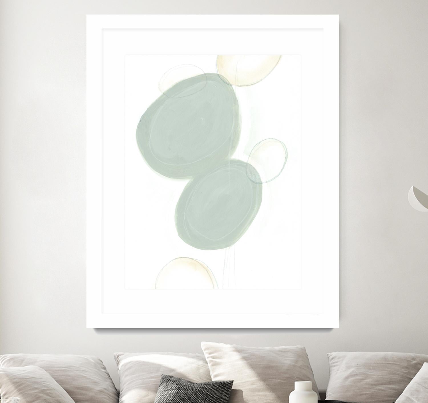 Implied Motif I by June Erica Vess on GIANT ART - green abstract