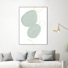 Implied Motif I by June Erica Vess on GIANT ART - green abstract