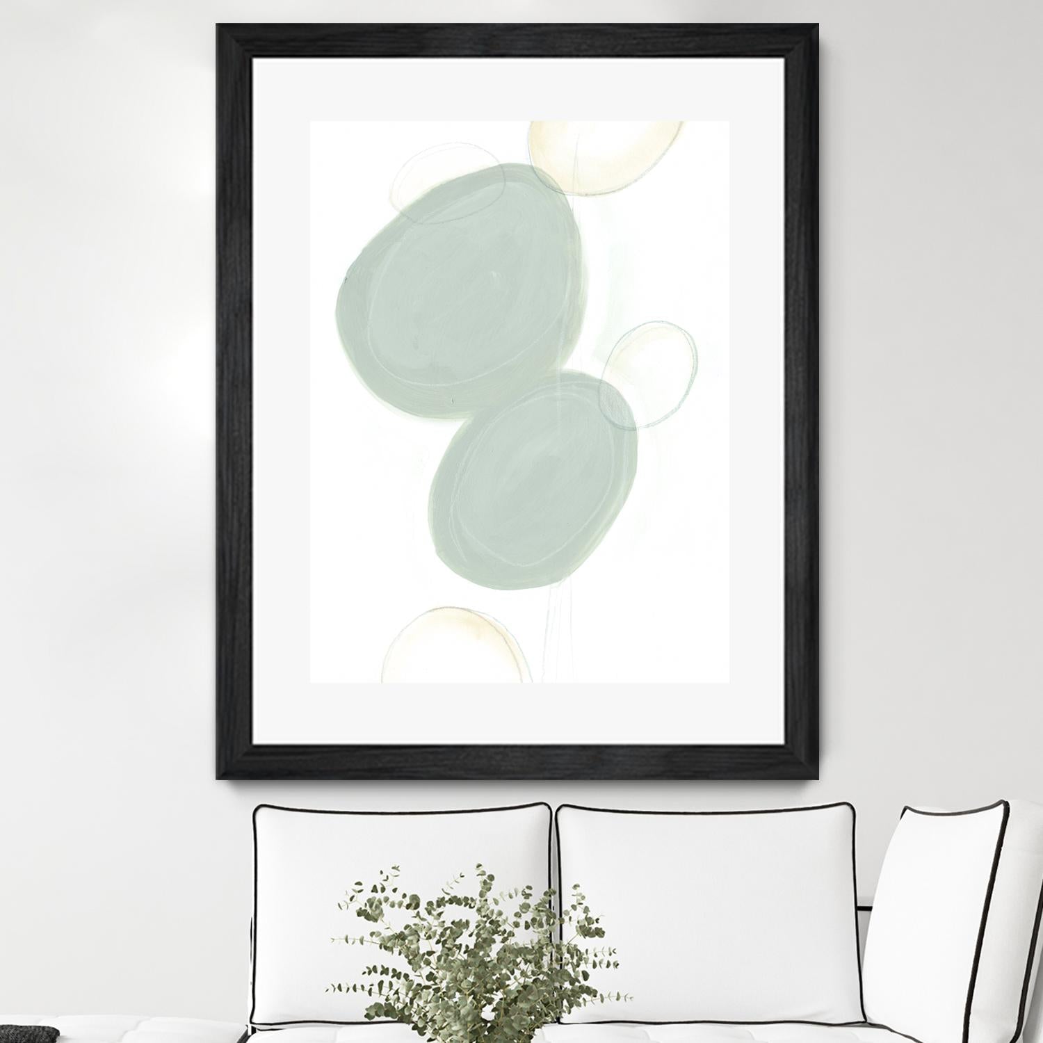 Implied Motif I by June Erica Vess on GIANT ART - green abstract