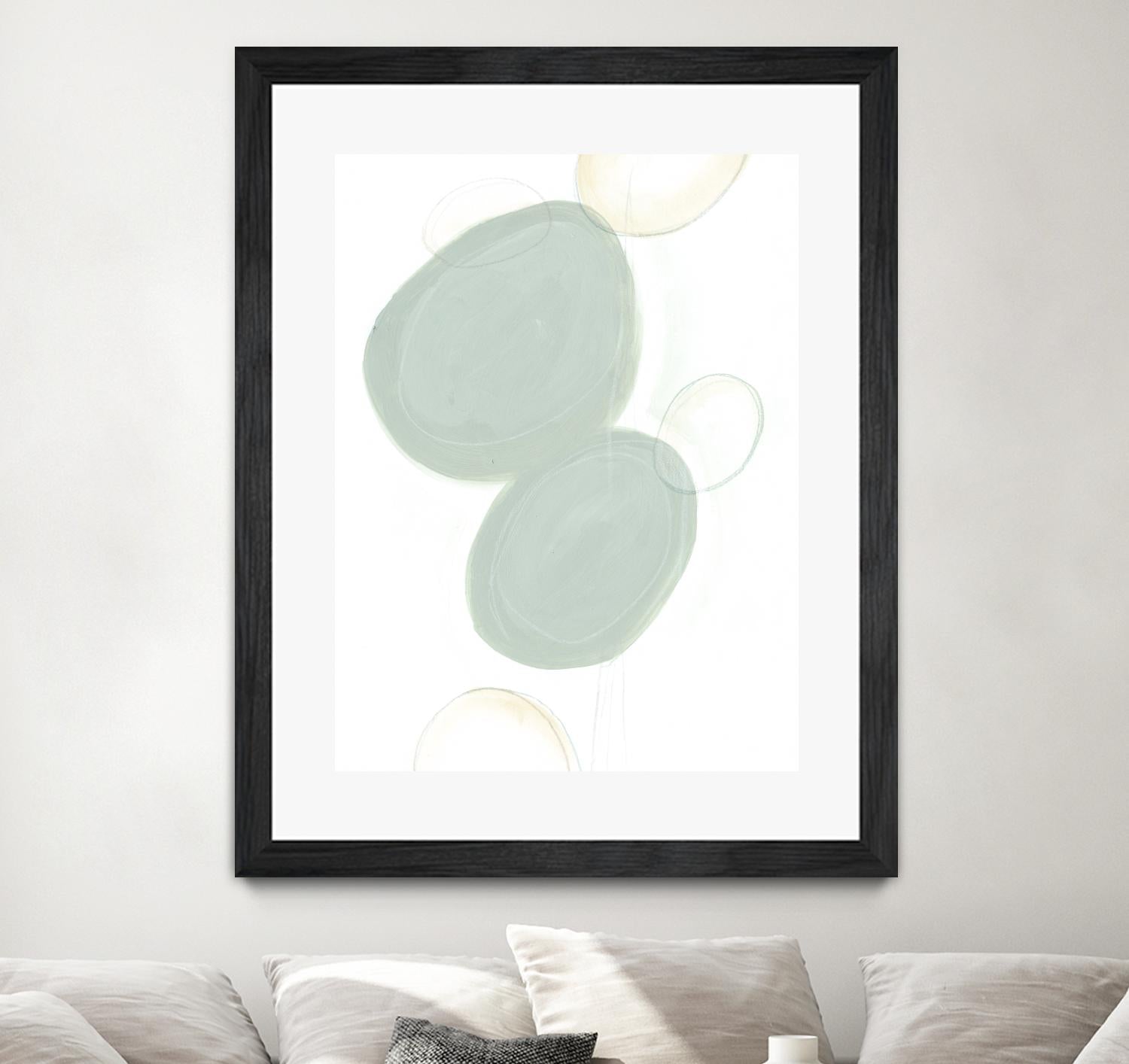 Implied Motif I by June Erica Vess on GIANT ART - green abstract