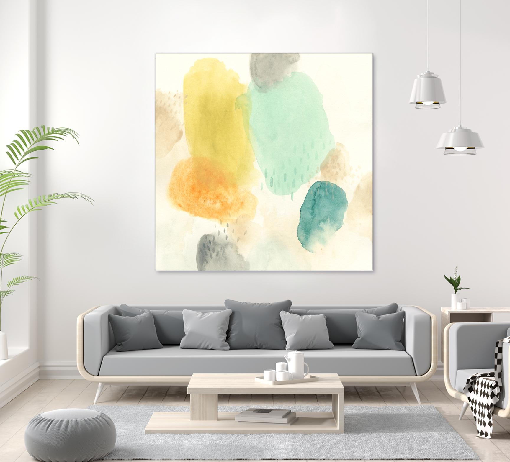 River Stones I by June Erica Vess on GIANT ART - abstract