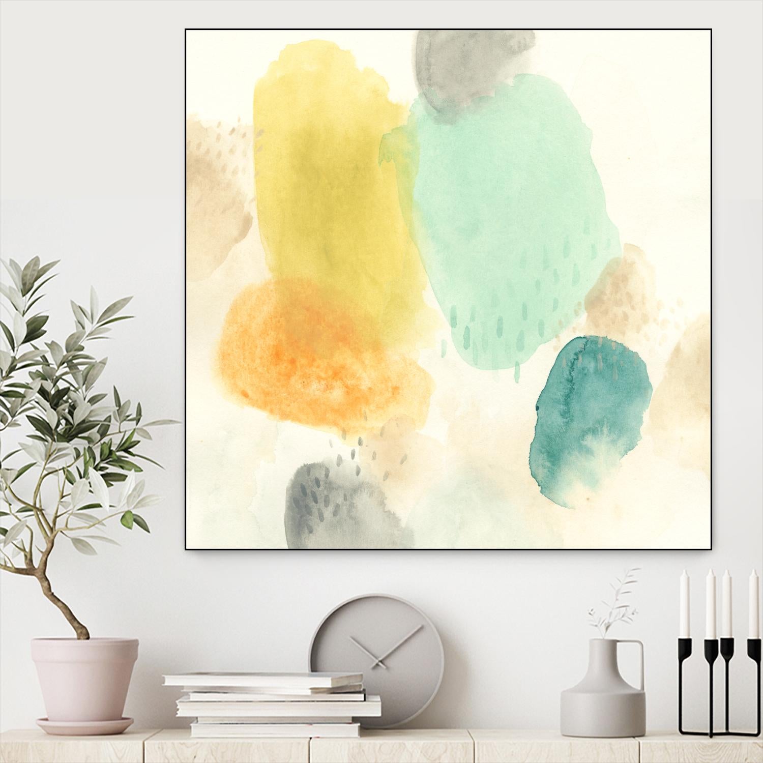 River Stones I by June Erica Vess on GIANT ART - abstract