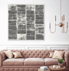 Stripe Block Prints I by Grace Popp on GIANT ART - black abstract