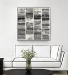 Stripe Block Prints I by Grace Popp on GIANT ART - black abstract