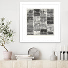 Stripe Block Prints I by Grace Popp on GIANT ART - black abstract