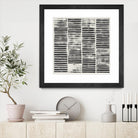 Stripe Block Prints I by Grace Popp on GIANT ART - black abstract