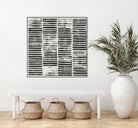 Stripe Block Prints I by Grace Popp on GIANT ART - black abstract