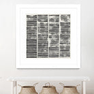 Stripe Block Prints II by Grace Popp on GIANT ART - black abstract