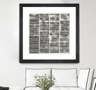 Stripe Block Prints II by Grace Popp on GIANT ART - black abstract